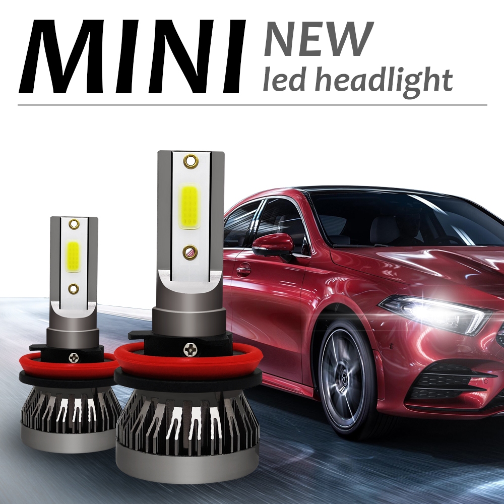 Led Carro Mini H1 H3 H4 H7 H11/H8/H9 9005/HB3 9006/HB4 880/ H27 5202/H16 6000k 12w 1500lm Dc 9-32v