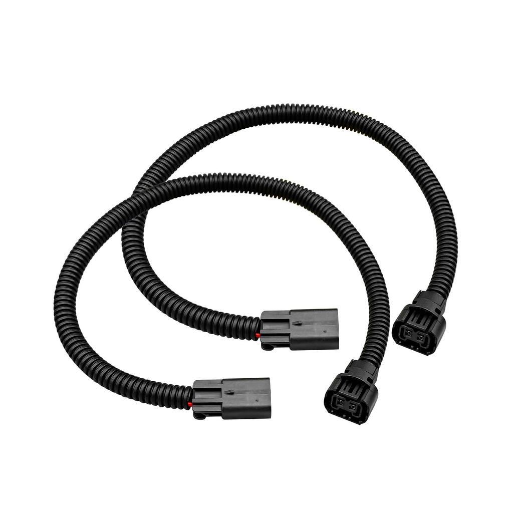Substitua o chicote de extensão de luz de neblina 5202 H16 PSX24W compatível com Jeep Wrangler JK 2010-2018, cabos de ex