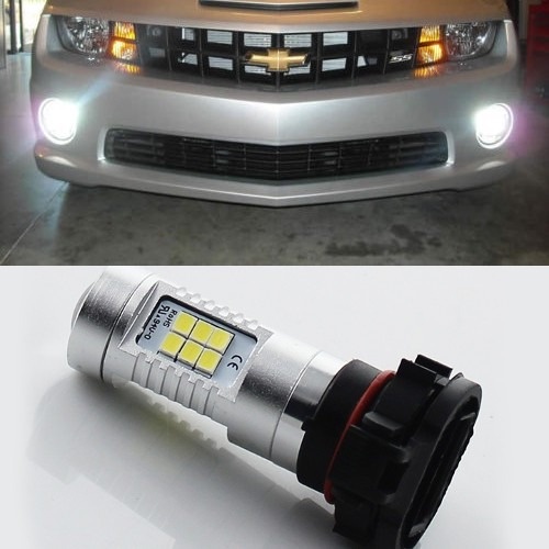 Par Lampadas H16 5202 21 Led Cree 3535 Chevrolet Camaro
