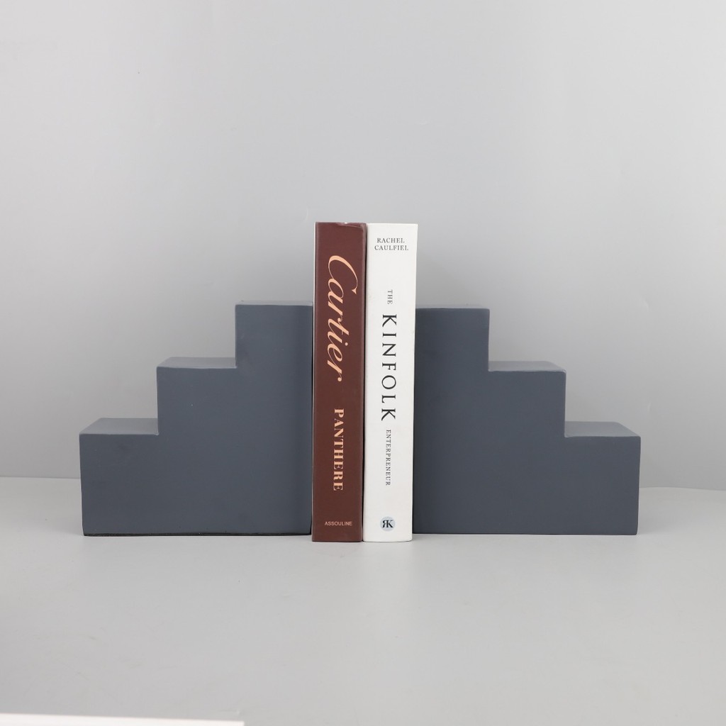 Modern minimalist geometric bookend decoration for living room, study, model room, TV cabinet, bookshelf, and office