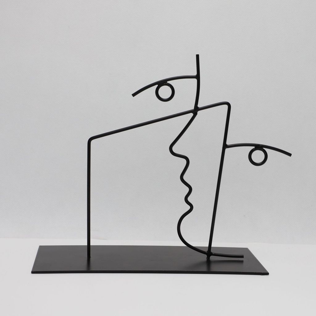 L5MI Modern minimalist abstract line figure ornaments for model homes, sales offices, study rooms, living rooms, and hom