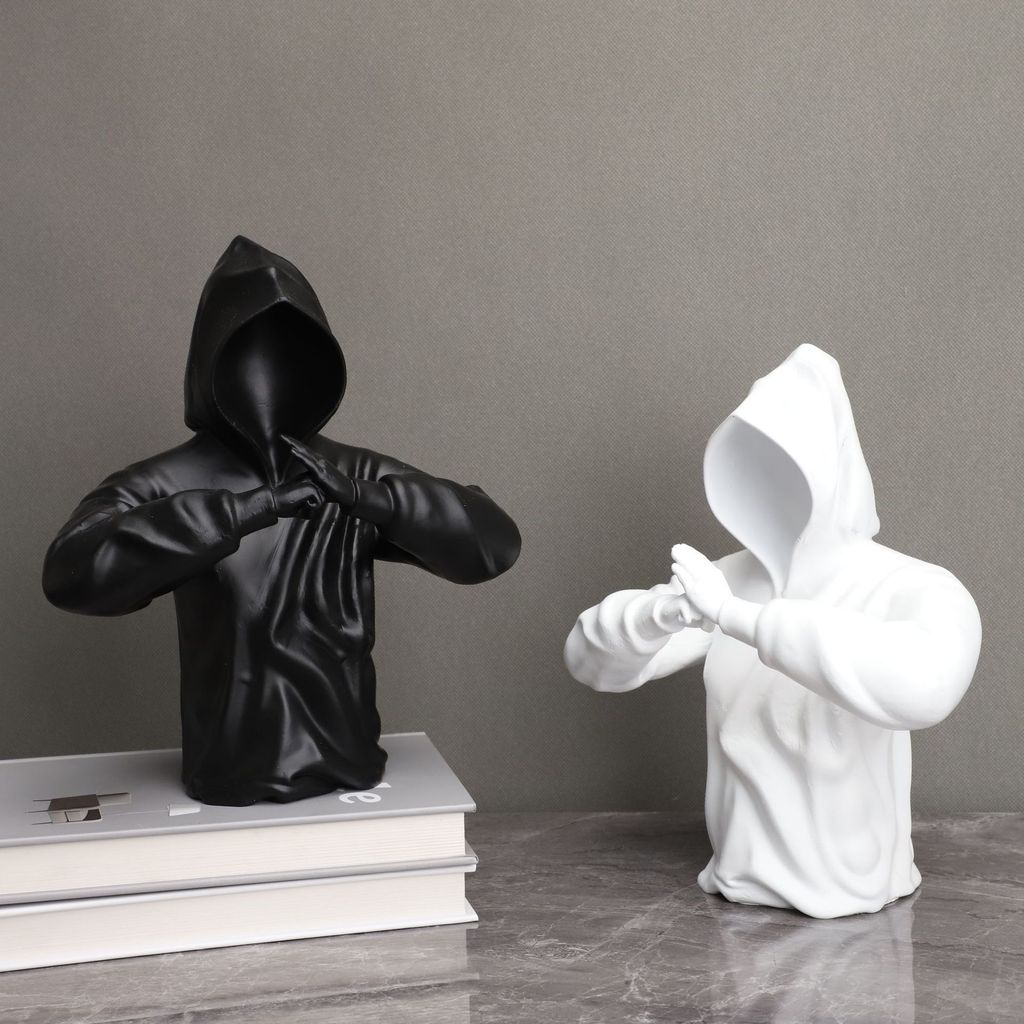 4OWM Modern minimalist character figurine for model homes, offices, bedrooms, study rooms, living rooms, and home decor
