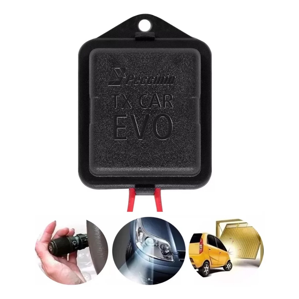 Controle Tx Car Peccinin Original Aciona Com Farol Carro