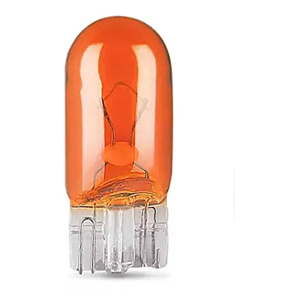 Lâmpada Pingo W5w T10 Âmbar Amarela Laranja 12v/ 5w Pingo Farolete Meia Luz