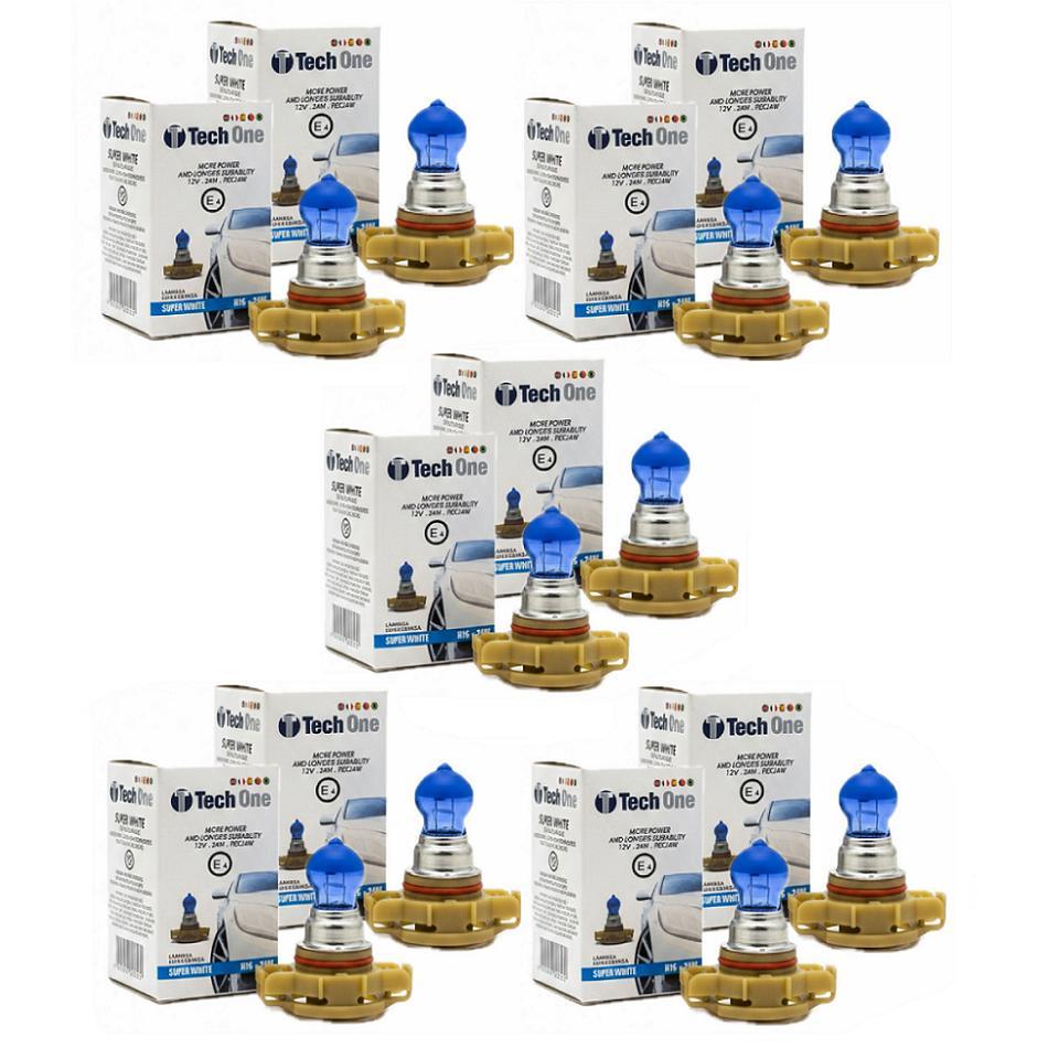 Kit 10 Lampada Super Branca H16 8500K 12V 24W Psx24w
