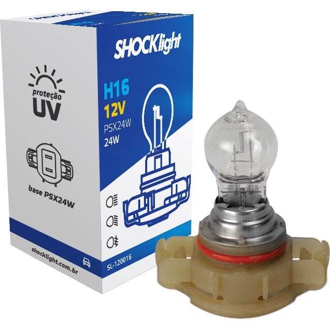 Lâmpada Automotiva  H16 12v  24w  PSX24W -  ShockLight