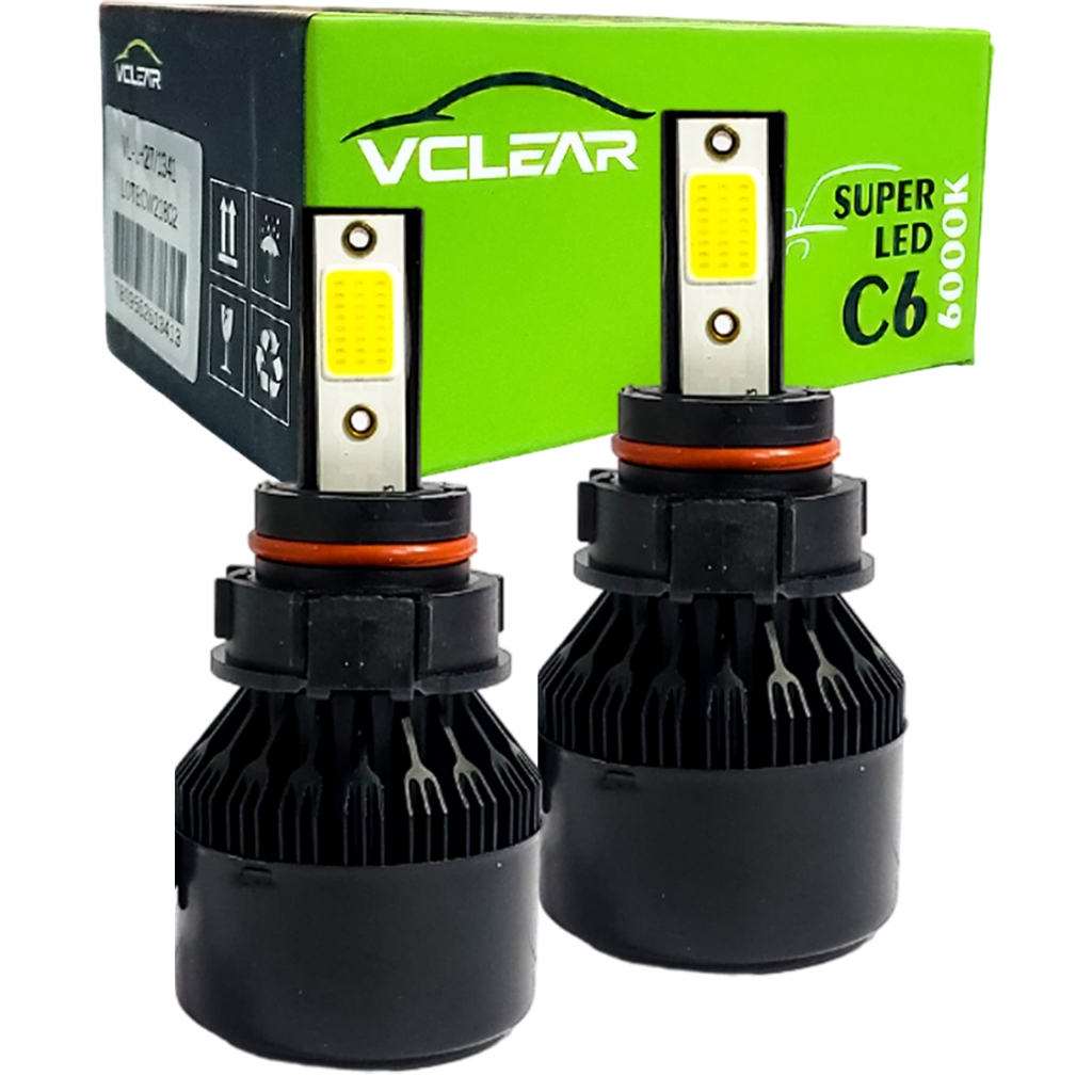 Kit Lâmpadas Super Led H16 PSX24W 6000k Vclear