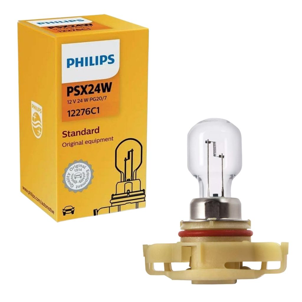 LÂMPADA PHILIPS HALÓGENA UNITÁRIA STANDARD PSX24W H16 FAROL NEBLINA 12V