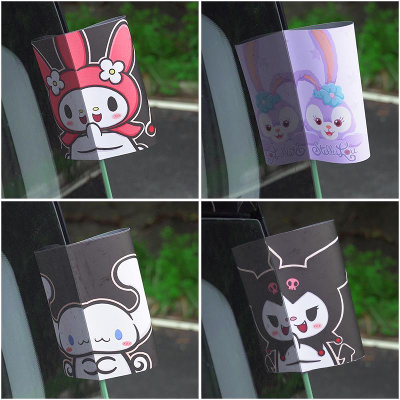 Car Wash Label Sticker Le Personality Cartoon Clow M Cute Star Delu Car Door Rear Tail Hood Decorative Sticker q5kx