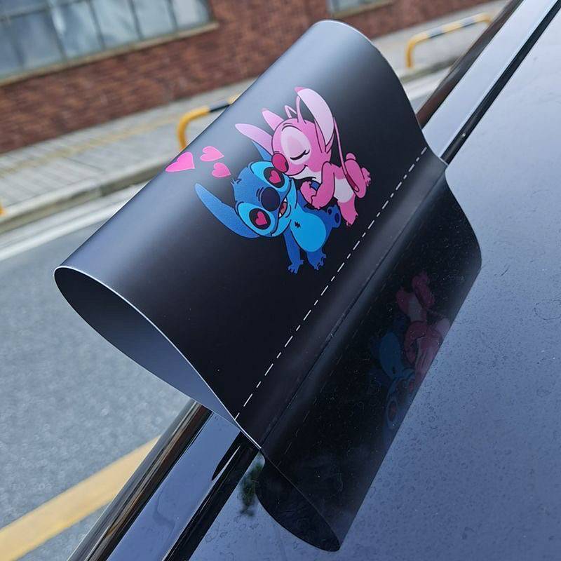 Stitch Sewn-in Label Lego Tail Personality Label Car Logo Decorative Car Sticker Creative Toys Owh8