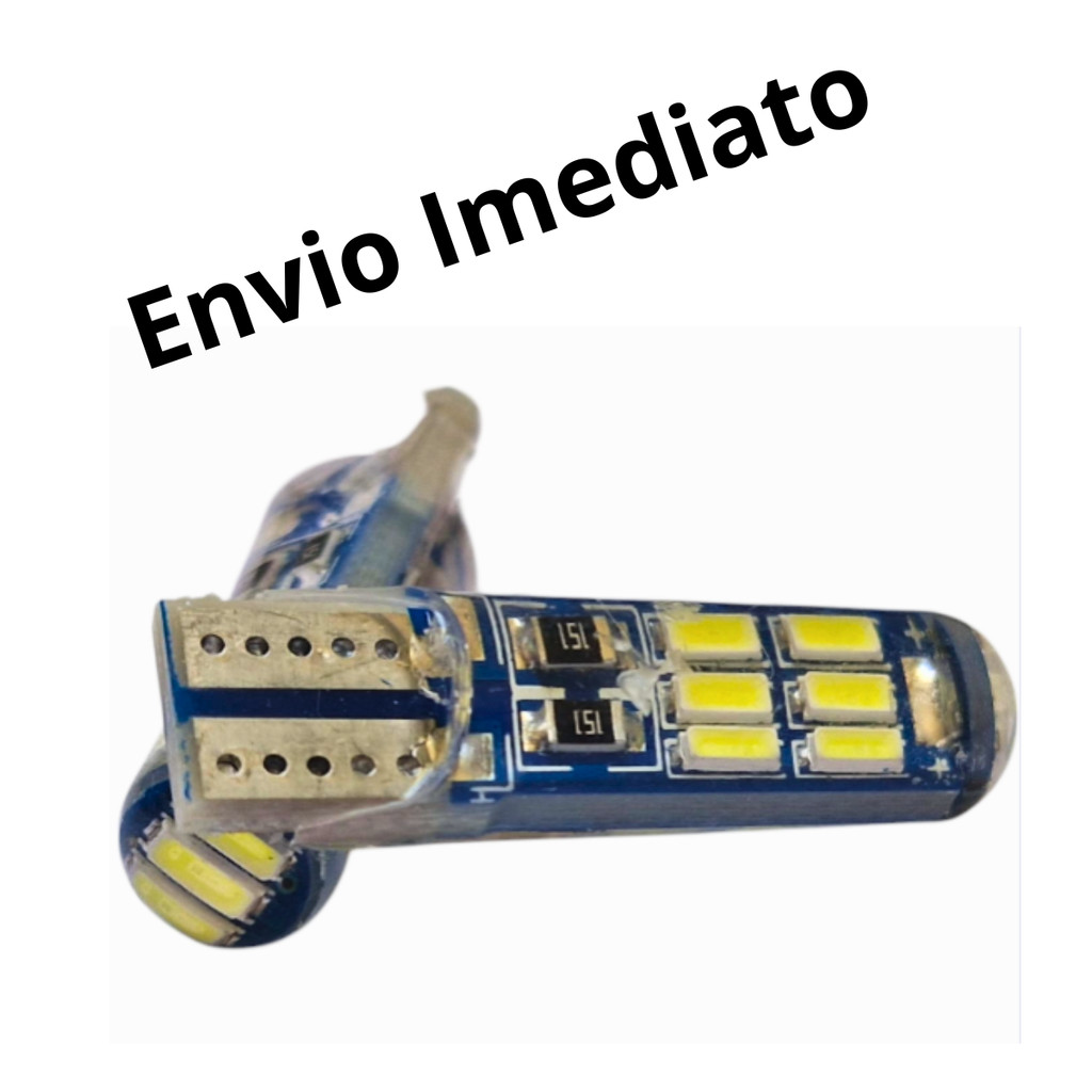 Lampada LED Pingo T10 Super Led Silicone Efeito Xenon 8000k 2pçs