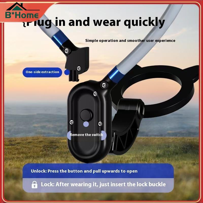 BHTH Magnético Ne Mount Qui Release Holder Chest Para Telefone Acessórios Smartphones ~
