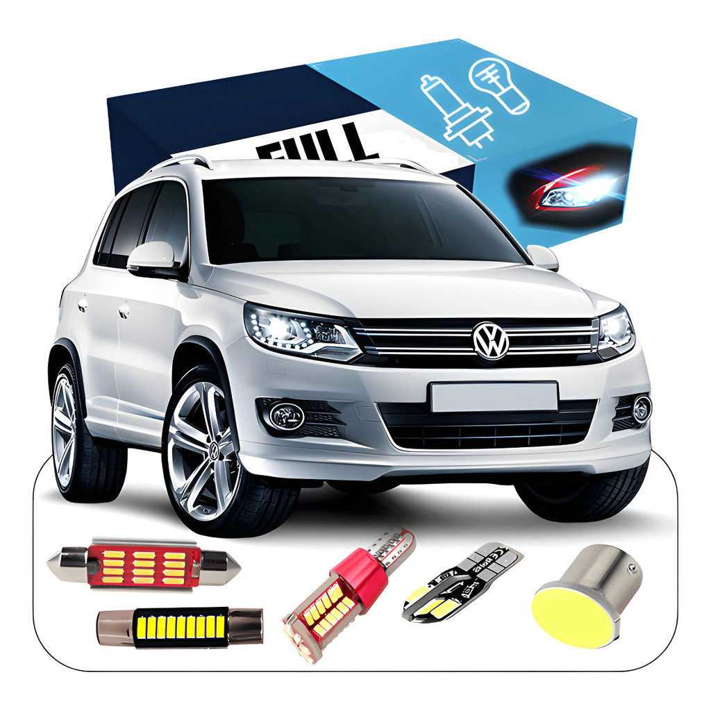 Kit Lâmpadas Led Canbus Vw Tiguan Completo