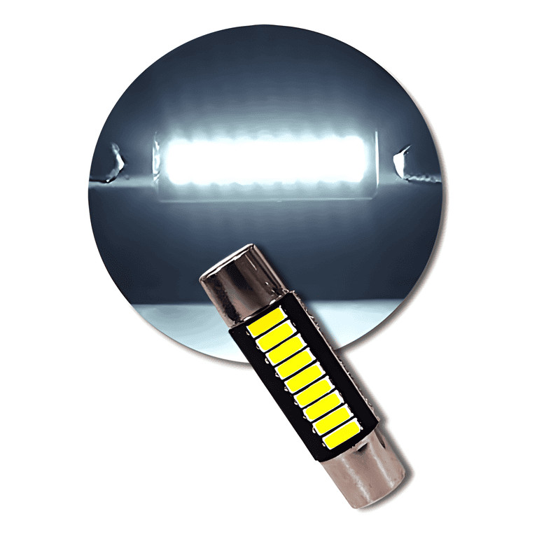 Lâmpada Led Torpedo 28mm Branco Canbus 2w 12v 6000k Parasol