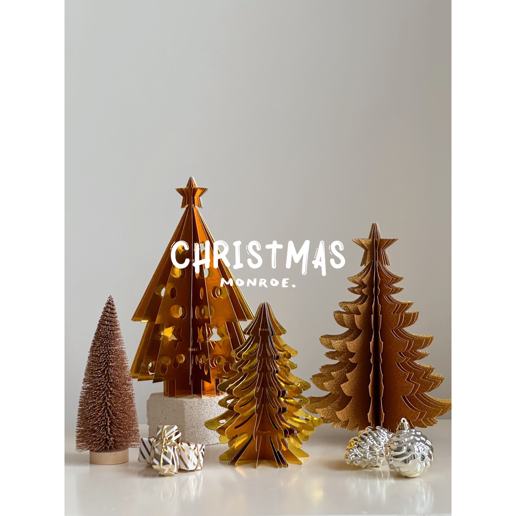 Árvore de Natal Origami · Dream Deer Natal Desktop Shopping Atmosfera Decoração Caixa de Presente Presente Posando Decor