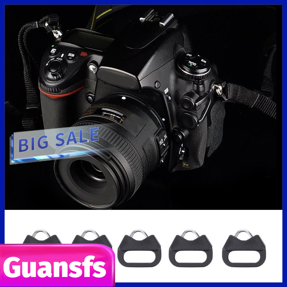 guansfs.br Acouto Camera Strap Triângulo Anel Ganchos Lug Split Alloy Gancho e Plástico 5pcs Adaptadores de Ombro para
