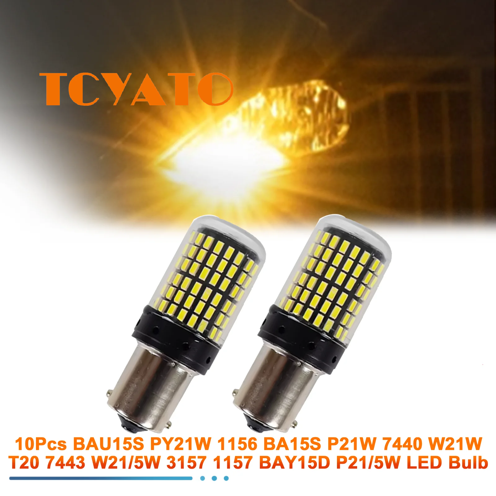 144LED Contas Ba15s 1156 Bay15d 1157 Lâmpadas LED Luzes De Sinalização DRL Nevoeiro Cauda Freio Reversas 12V 33SMD Verme