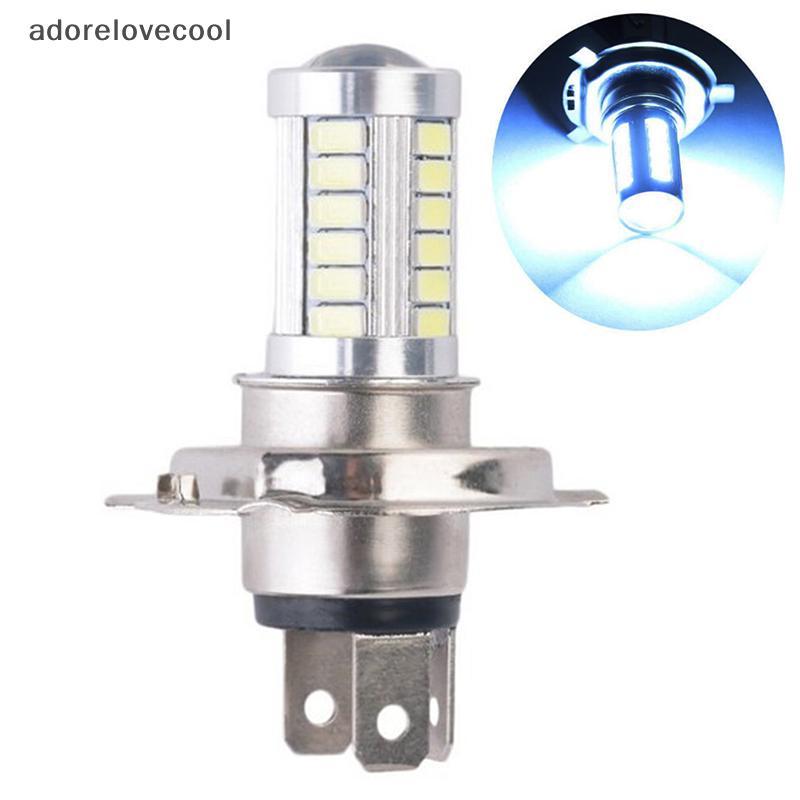 H4 33SMD LED Lâmpada Do Farol Carro Luz Diurna Branca De Neblina Para Motocicleta