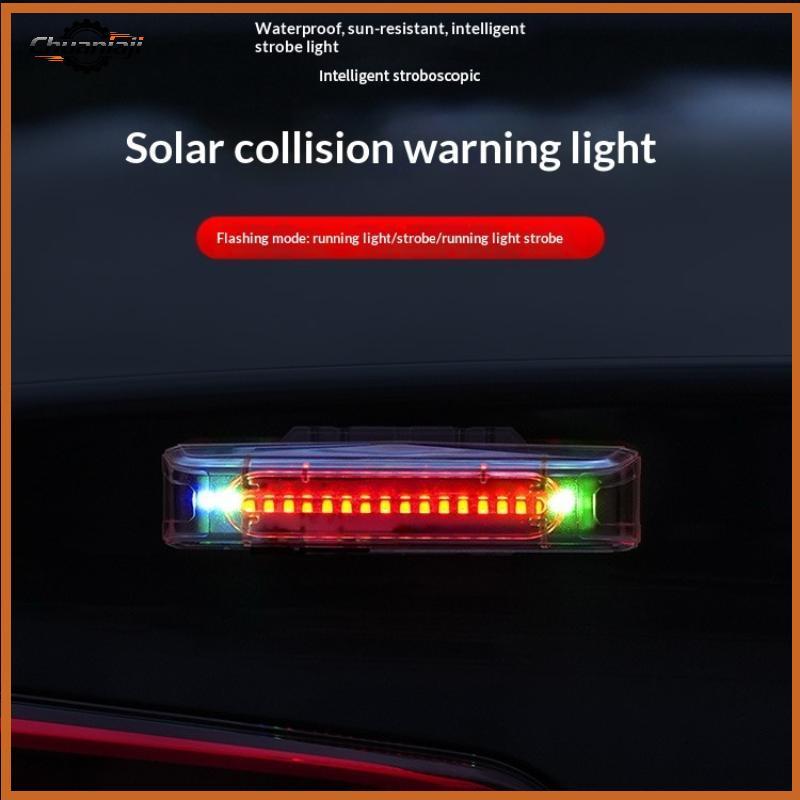 Chuaniaji Tru Solar LED Strobe Tail Luz De Advertência Aprimorada Flash Light Lâmpada De Posição Traseira Para Gerenciam