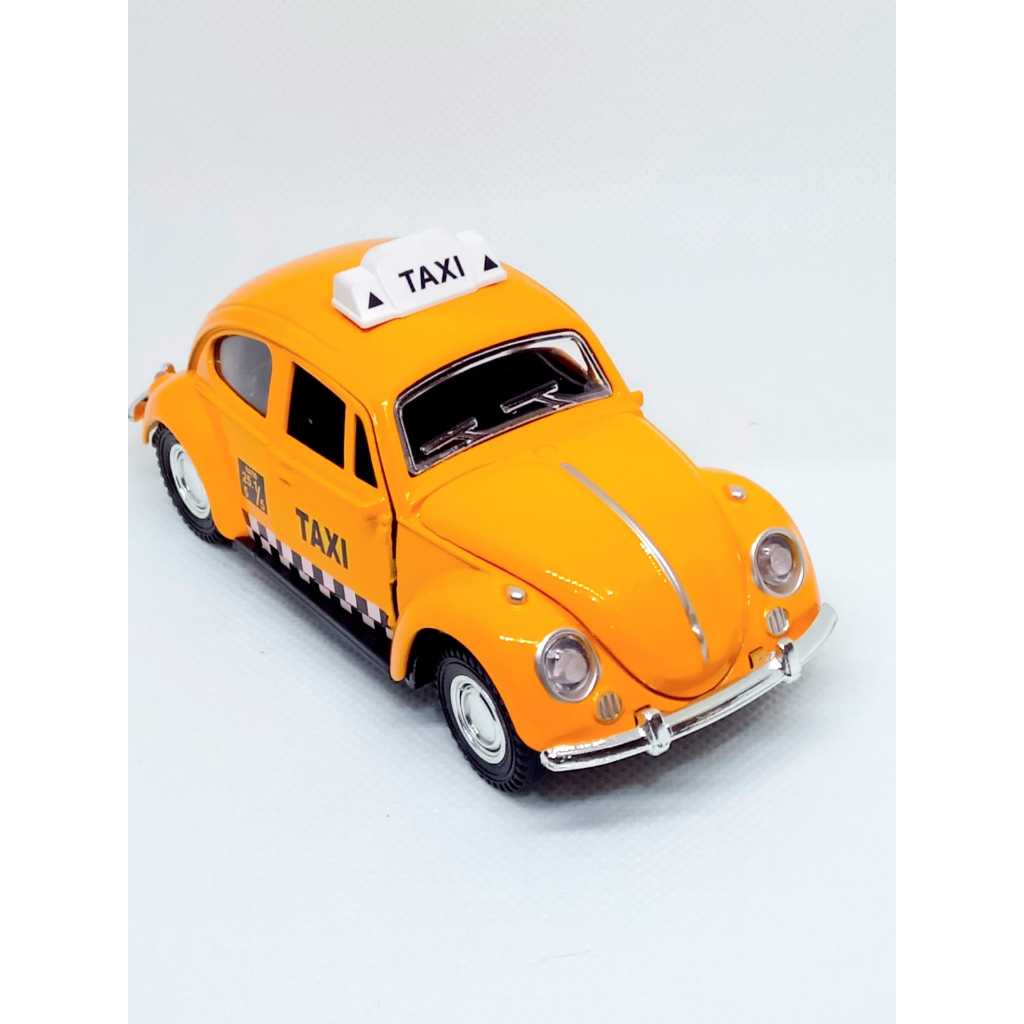 Miniatura  Fusca Taxi 1:36 metal Diecast colecionável