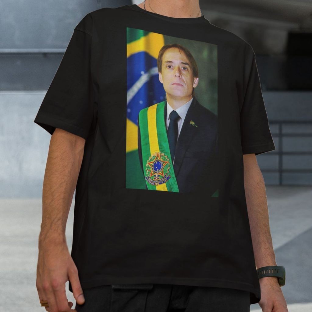 Camiseta Agosinho Carrara Presidente Taxi Drive Meme Novela unissex