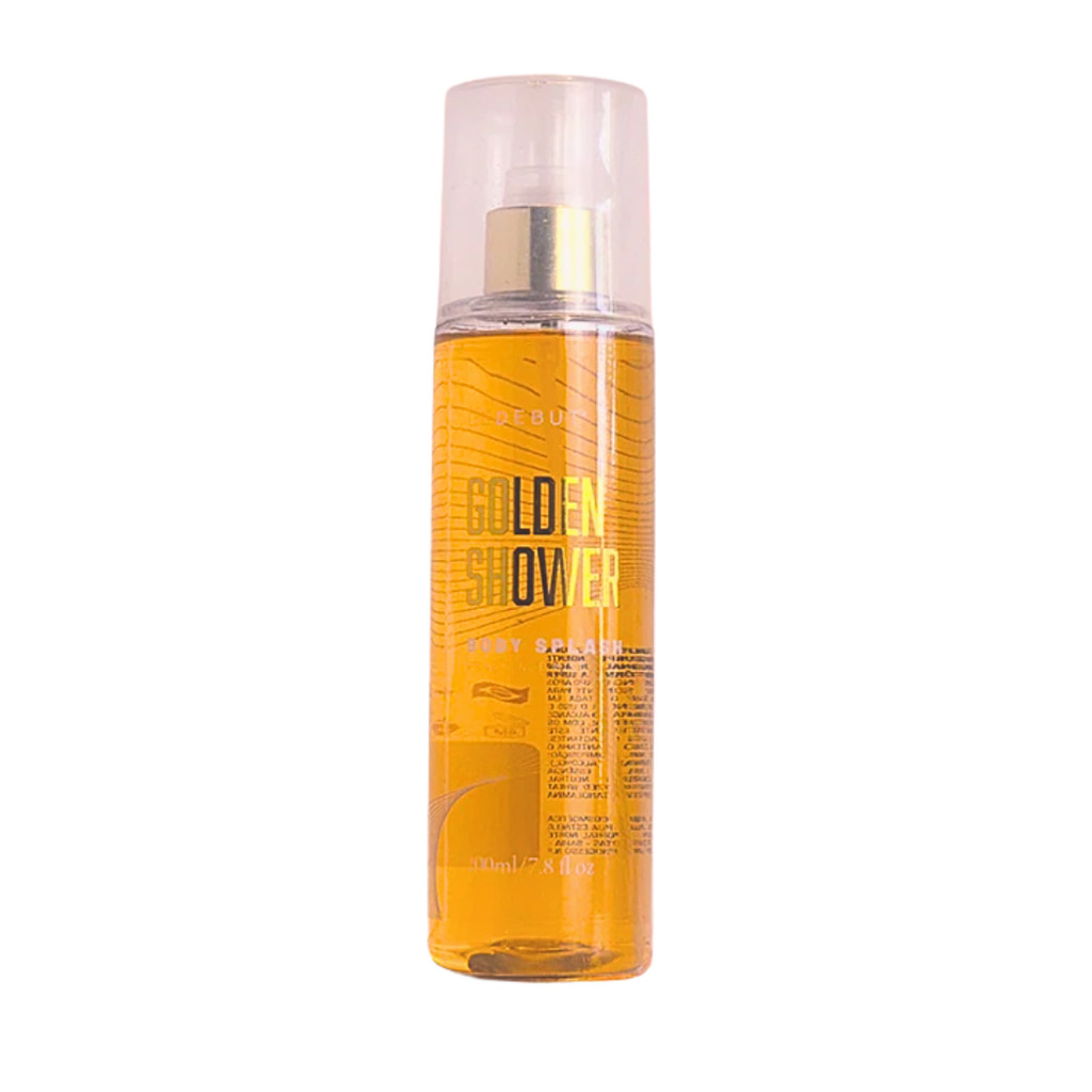 Body Splash Golden Shower com Fragrância Refrescante e ação Bloqueadora de mal Odores Ledebut 200ml