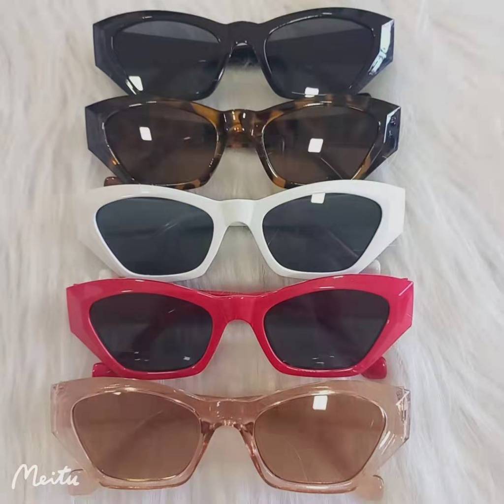 Óculos De Sol Femininos Pretos Vintage Hip Hop Para Retro Square De Praia