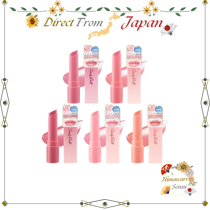 CandyDoll Moisture Batom P Peach Color Sheer Hidratante Gloss Balm À Prova D'água Direto Do Japão