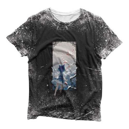 Camiseta Camisa Anime Fairy Tail Snowfall Em Promo