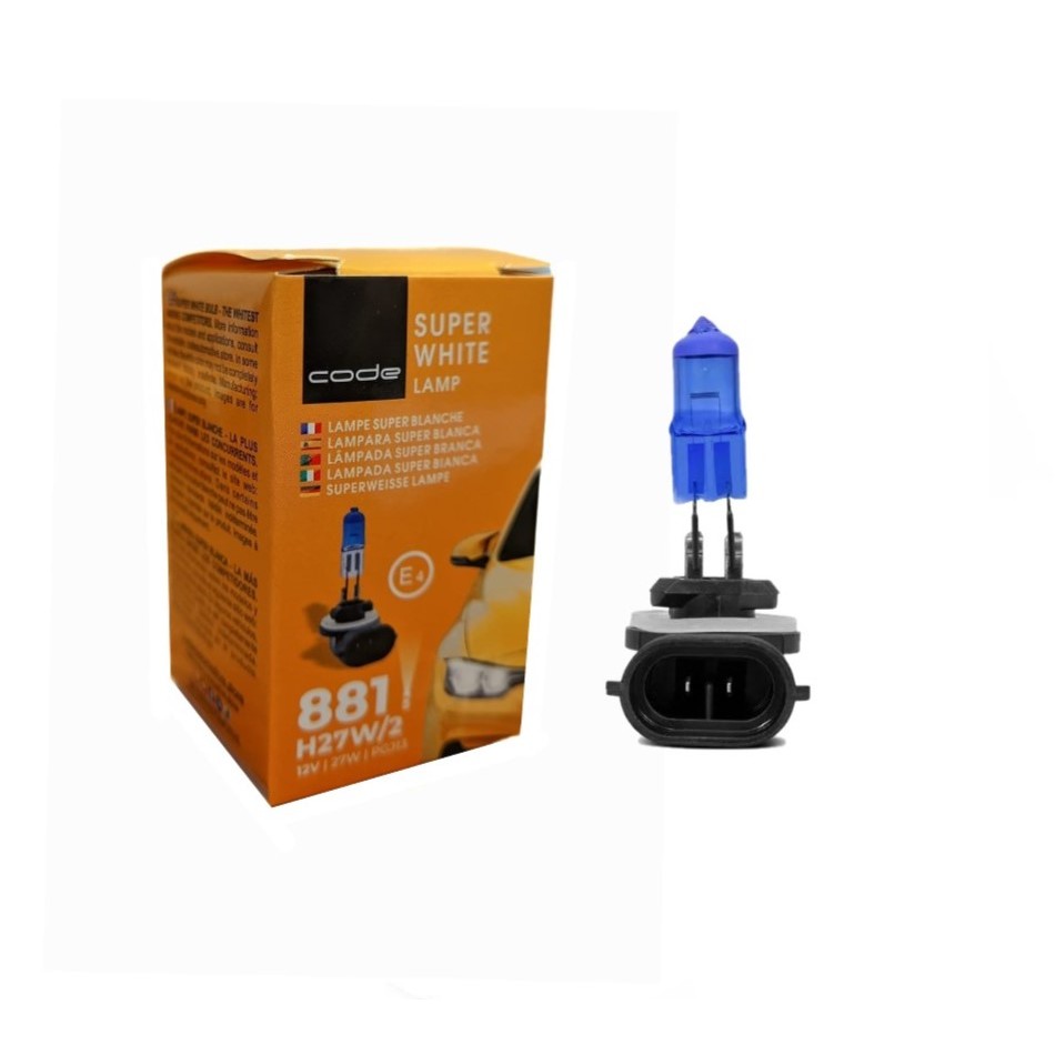 5234 LAMPADA SUPERBRANCA 12V CODE CAIXINHA 8500K H27 881 27W