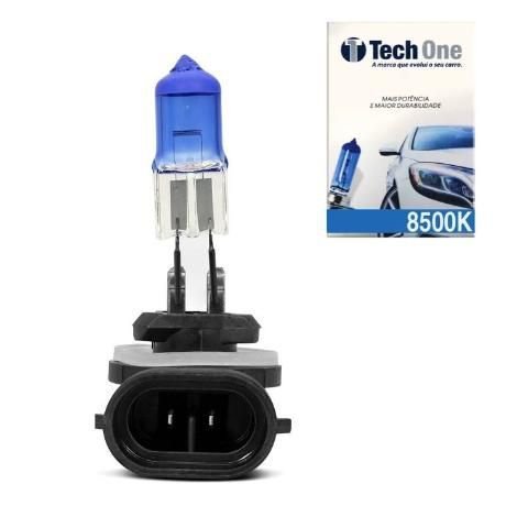 KIT 2 LAMPADA SUPERBRANCA 12V TECHONE CAIXINHA 8500K H27 881 27W