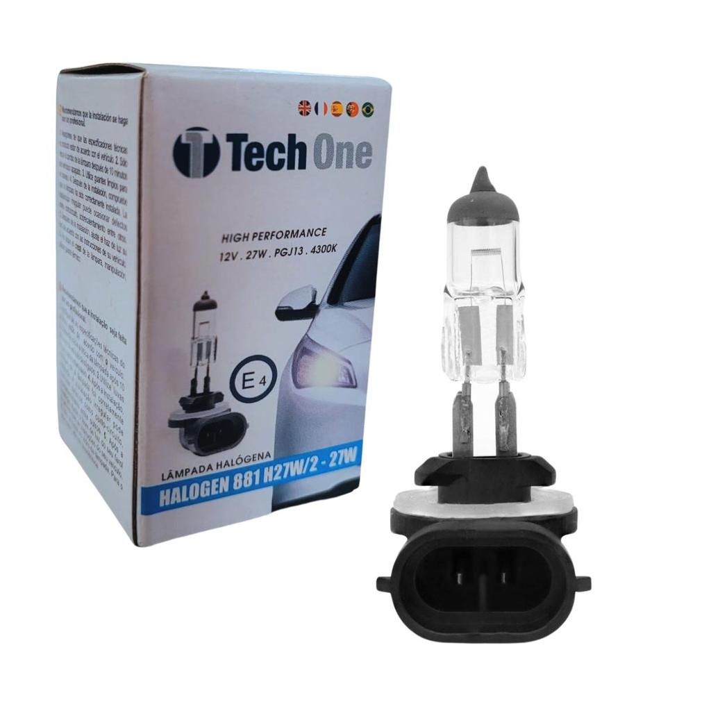 0317 LAMPADA HALOGENA 12V TECHONE CAIXINHA 4300K H27 881 27W