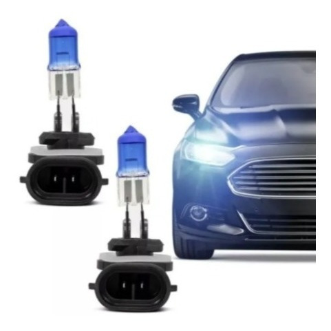 Par Lâmpada Super Branca H27 881 8500k Xenon 12 Tech One