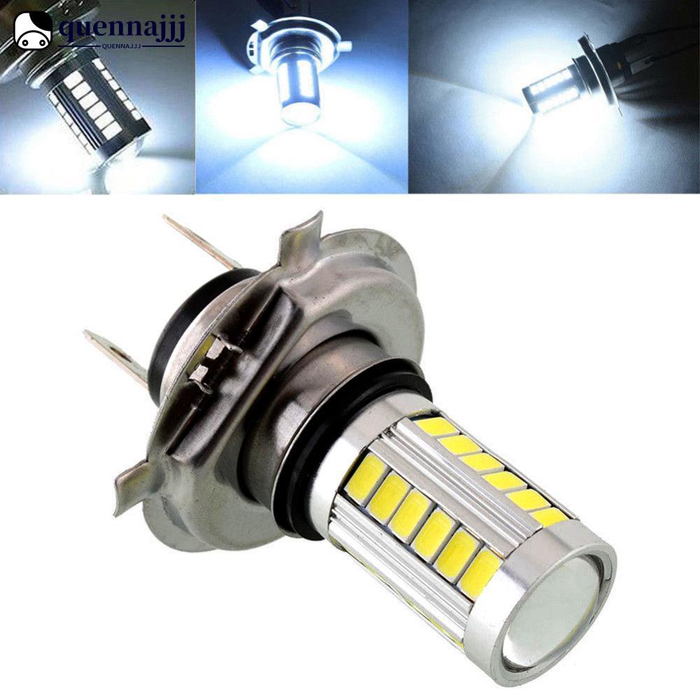 QUENNA 1Pc H4/H7/9005/9006 33SMD LED Lâmpada Do Farol Carro Luz De Circulação Diurna Branca Motocicleta Nevoeiro B4I4