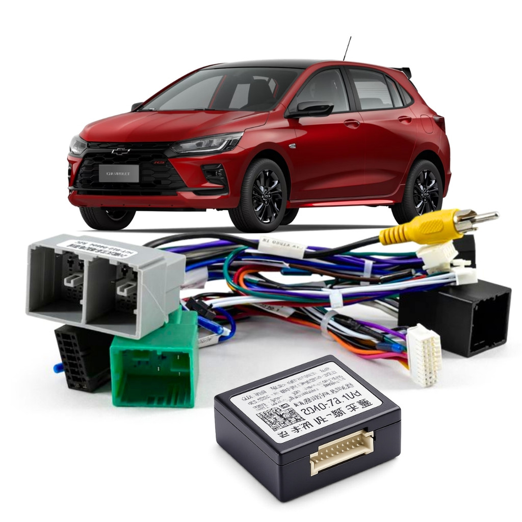 Chicote Canbus Canbox Para Mídia Android Gm Onix 2020 A 2025 P/ Comandos de Volante Plug and Play