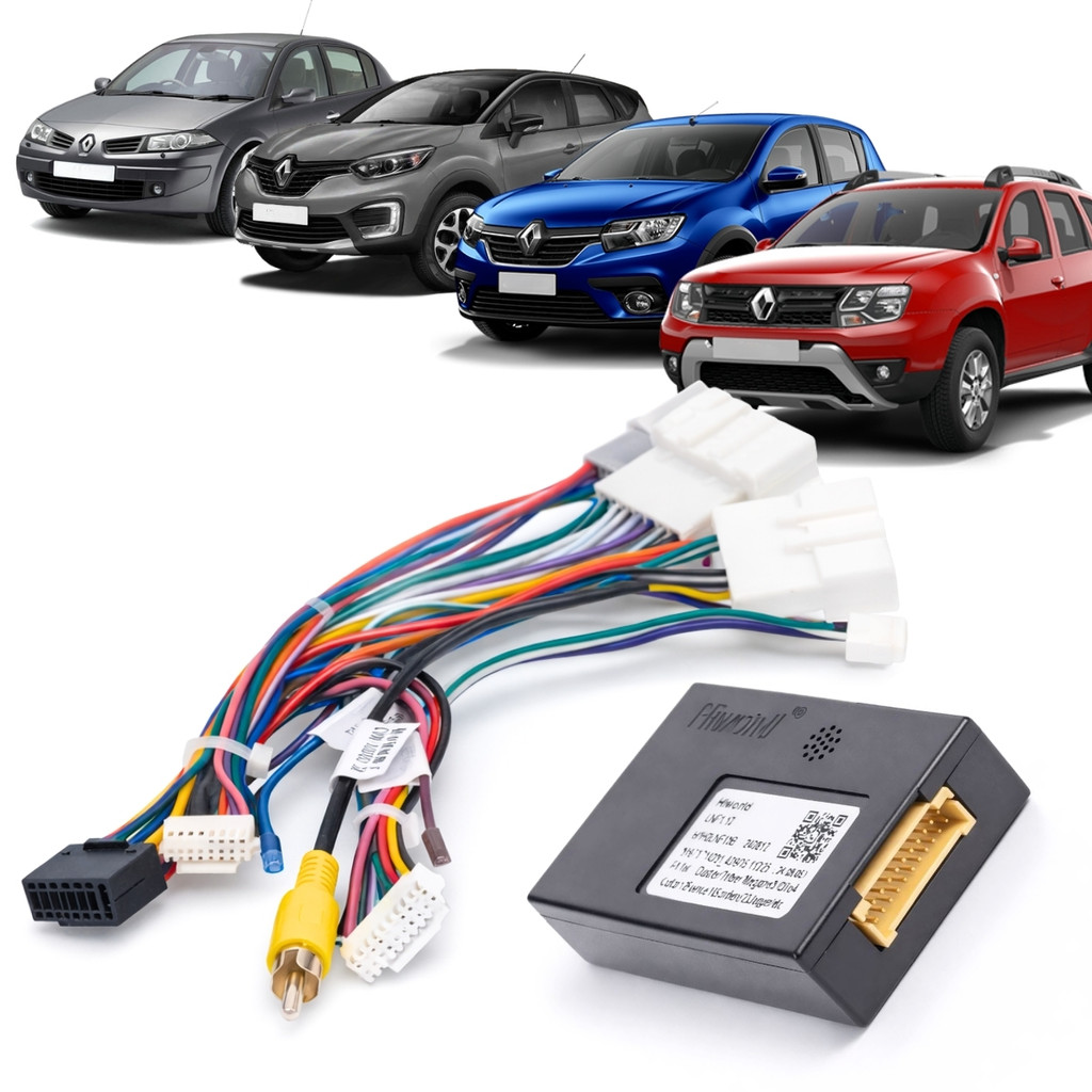 Chicote Canbus Controle Volante Duster Captur Sandero 15-20 P/ Comandos de Volante Plug and Play