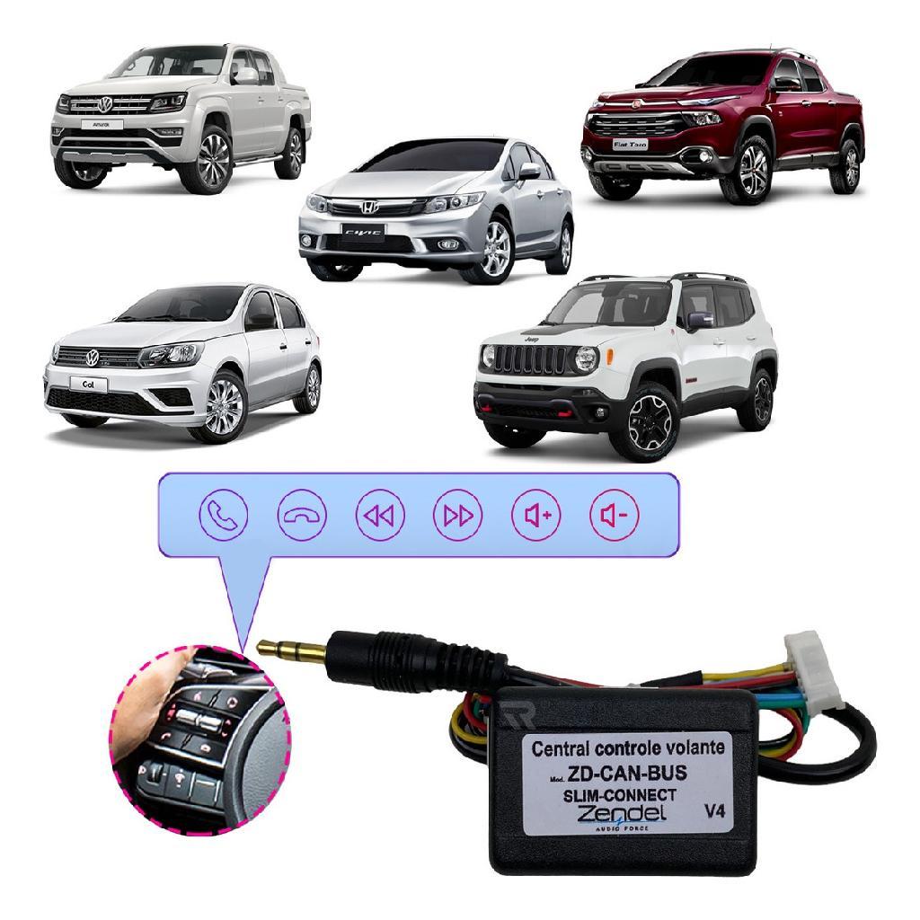 Interface Controle Comando DE Volante Canbus VW Gol Saveiro Voyage Fox Jetta Amarok Jeep Honda