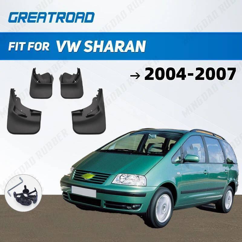Para Volkswagen Sharan 2004 2005 2006 2007 Fender Mudflaps Respingo Guardas-Lamas Mud Flaps Acessórios Do Carro