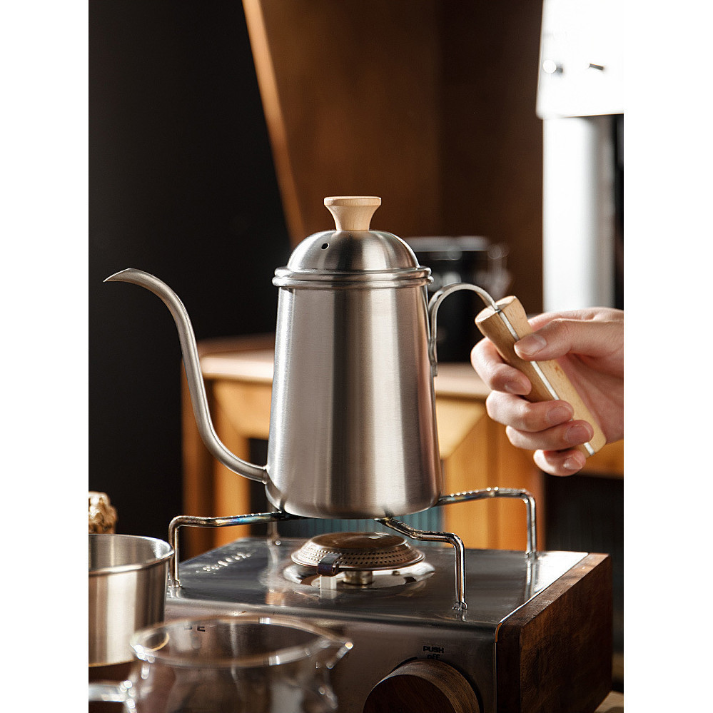 Chaleira Bule Bico Ganso Gooseneck Café Coado 650 Ml  alta qualidade