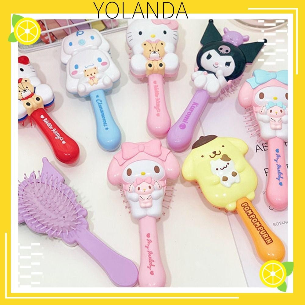 Pente De Almofada De Ar YOLANDAGOODS Sanrio , Pentes De Cabelo Antiestáticos ABS , Airbag De Massagem Cinnamoroll Portát