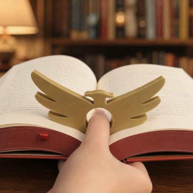 Suporte Dedo Dedão Leitura Pagina Livro Phoenix Fênix