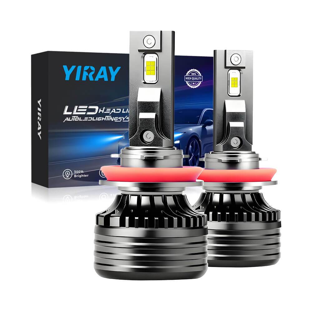 YIRAY 2 Pcs Super Power Car LED Farol 180W 50000LM CSP 3570 Canbus H4 Lâmpada H1 H7 H11 9005 9006 9012 HB2 HB3 HB4 4300K