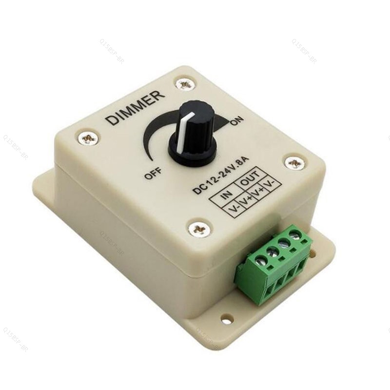 Luz LED Dimmer Interruptor Ajustável Controle De Energia DC 12V 24V 8A Brilho Lâmpada Tira Driver Para strip Light s1 BR