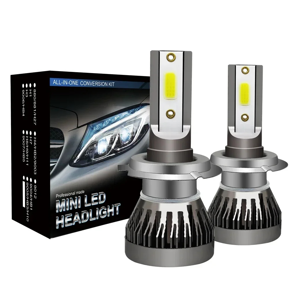 Kit Lâmpadas Ultra Super Led FT 22000 Lúmens + T10 LED Farolete (Meia Luz) H7 h11