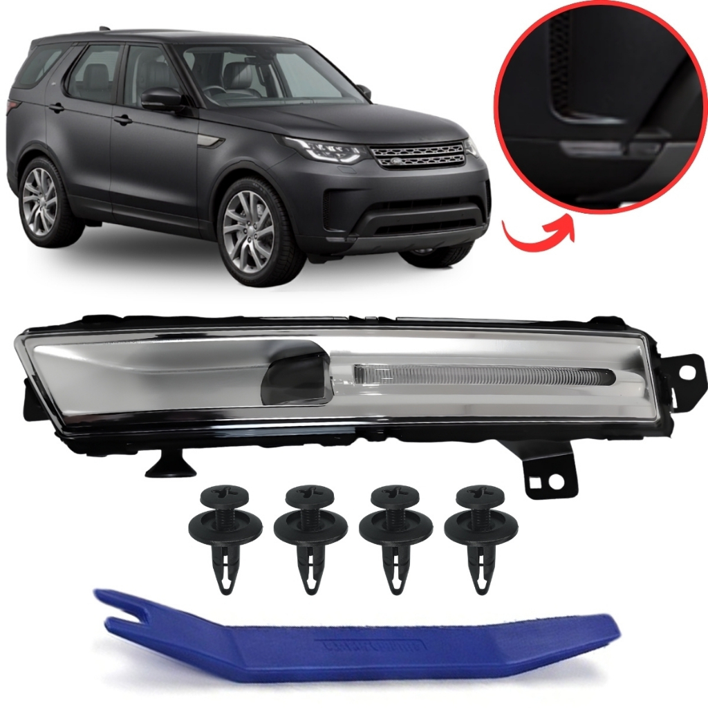 Farol Auxiliar Neblina Milha New Para Land Rover Discovery 2018 Até 2023 Todos