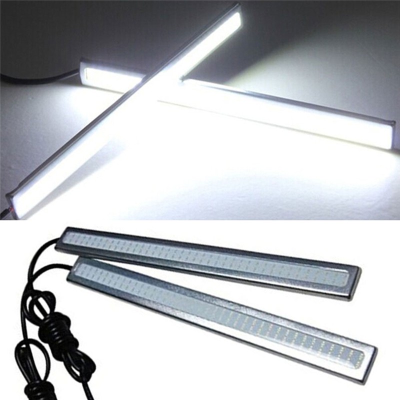 2Pcs 17cm Luz Brilhante 12V À Prova D'água COB Carro LED De Freio De Nevoeiro Ultra