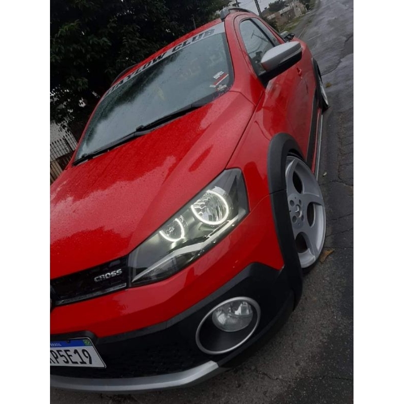 angel eyes led olhos de anjo DRL farol do gol  Saveiro g6