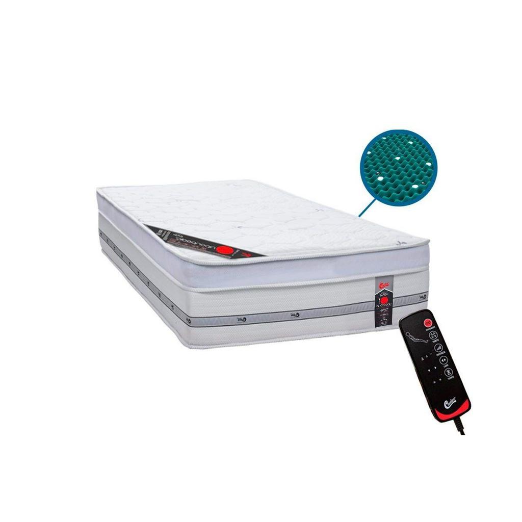 Colchão Solteiro Magnético c/ Vibro Massagem Niponpedic Molas Pocket Gold Star (88x188x33) - Castor
