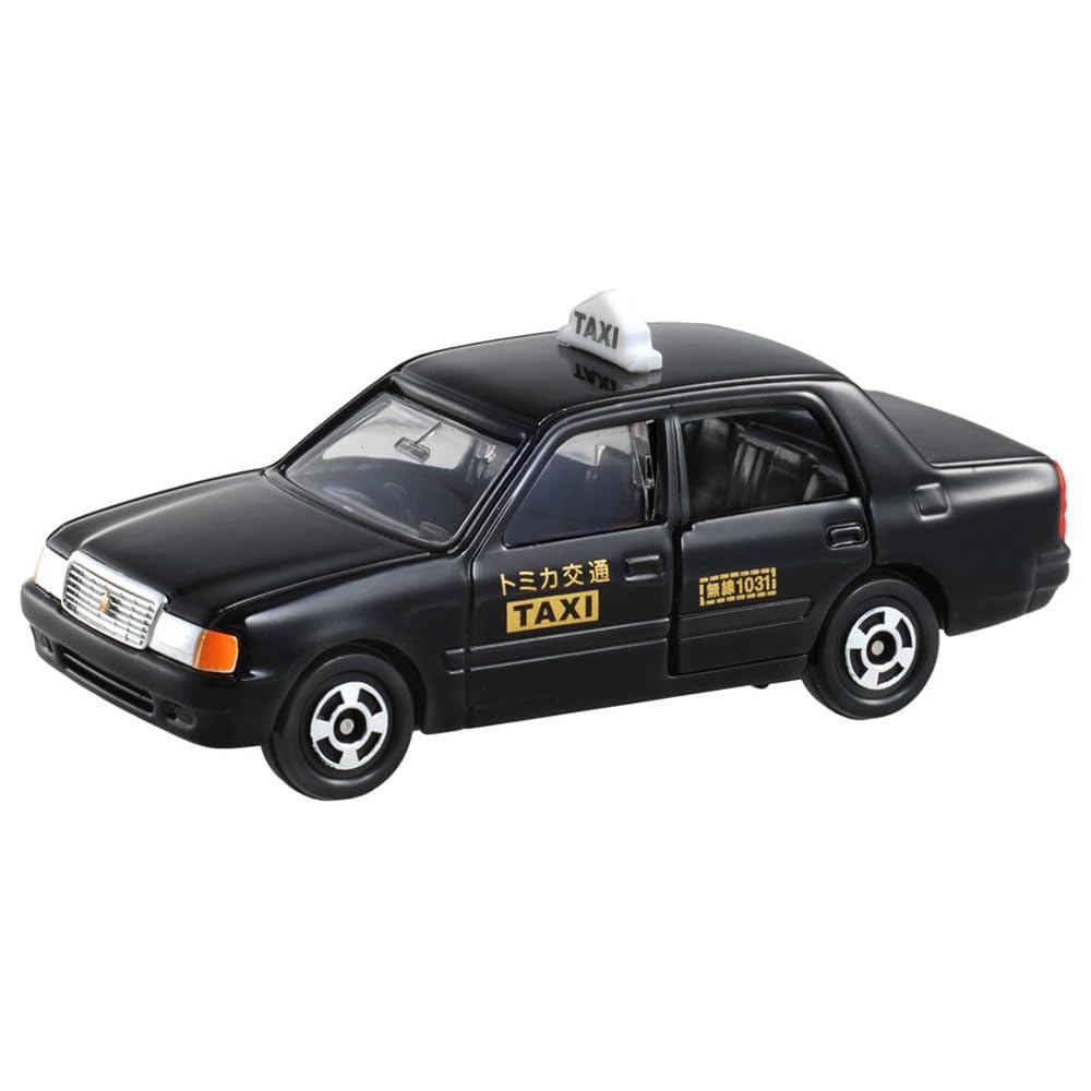 Takara Tomy Tomica No. 051 Toyota Crown Comfort Taxi (Boxed) Die-Cast Toy Car, Ages 3 and Up, Black
