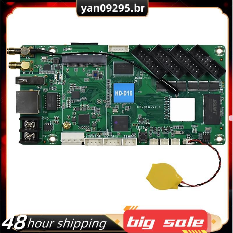 HD-D16 Wi-Fi Assynchronous Full Color Banner Placa De Controle De Tela Para Carro De Táxi Led E Suporte Aplicativo Móvel